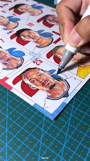 Djed Spence | #england #spence #worldcup2026 #art #drawing