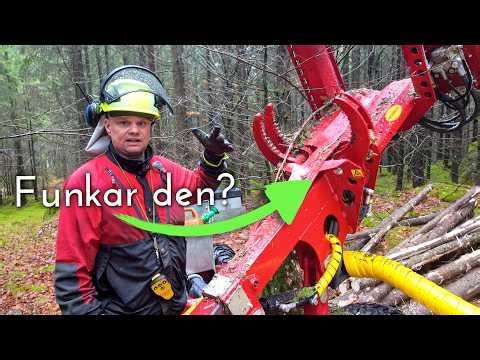 Vi provkör Kranman P25 i egen skog