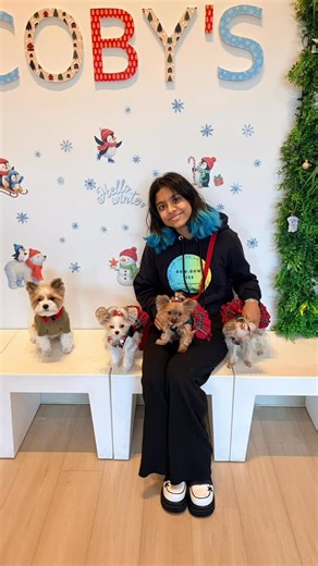 Bow-Bow Ties | Handmade Pet Accessories with a Purpose on Instagram: "STOP 4 of our 4-event weekend 🐾✨ (and the MOST fun one!) We wrapped up our whirlwind weekend at @cobys.dog.cafe , and honestly… could there be a better way to work than surrounded by the cutest, happiest pups all day long?! 🐶💖 From wagging tails to puppy cuddles, every moment was pure joy. These adorable pups were not only great company, they were perfect little models for our bow ties and Tabitha Beads