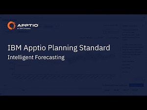 IBM Apptio Planning Intelligent Forecasting