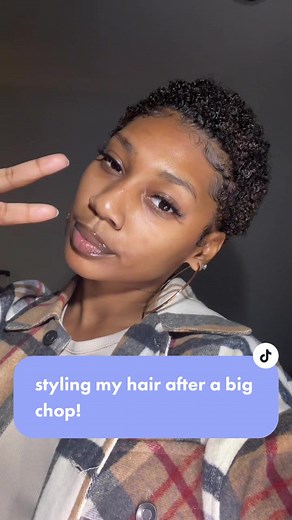 Styling My Hair After a Big Chop! | Natural Hair TWA Hairstyles