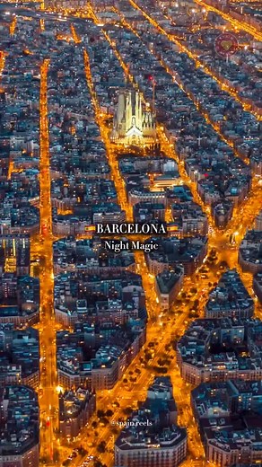 4.9K views · 30 reactions |  Barcelona comes alive at night as the...