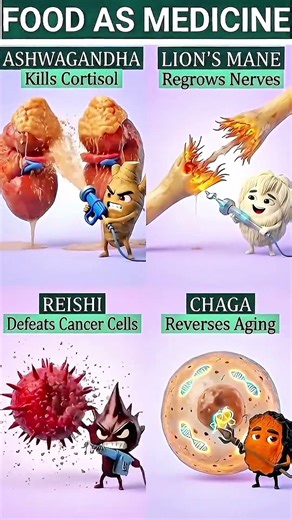 Food as Medicine | Medicinal Mashroom Explained | How Adaptogens Support Stress, Brain And Immunity