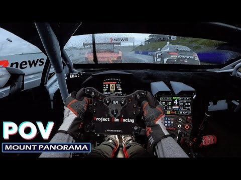 INSANE Lambo Huracan Vs Porsche GT2 Battle in the RAIN! | Fanatec CS DD+