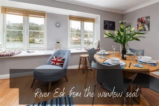 Water’s Edge Apartment is a first floor holiday let, popular with groups of five. It has a lift, making it accessible for wheelchair users and the private, secure, covered car park means you won’t get wet unloading your bags. https://shoreline-cottages.com/cottages/waters-edge-apartment/ | Shoreline Cottages