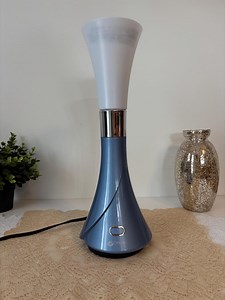 Ottlite Tulip Adjustable Gooseneck Desk Lamp. Vintage Blue Table Lamp - Etsy