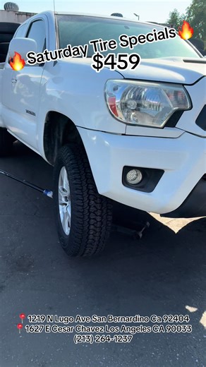 Saturday Tire Specials! Cheapest tire shop in East LA and San Bernardino ❗️ #panchostires #fyp #losangeles #sanbernardino #sanfernandovalley