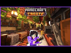 WOW! I built an EPIC WORKSHOP in Create Mod | Minecraft