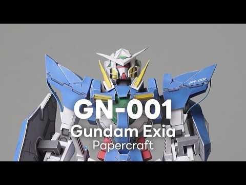 GN-001 Gundam Exia Papercraft