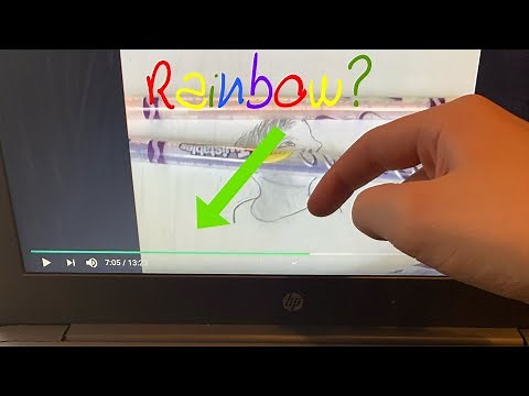 How to make a YouTube red bar rainbow on a computer