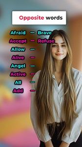 20K views · 192 reactions | Opposite words . . #learnenglish #englishspeaking #englishgrammar #improveenglish #englishvocabulary #englishteacher #englishclass #viralreelsシ #everyone #learnenglishonline | Speak Smart English | Facebook