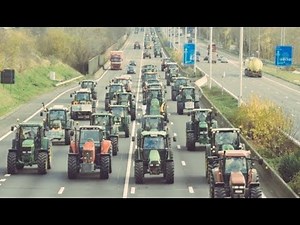 Amazing Farmer Protest Netherlands #Boerenprotest best footage