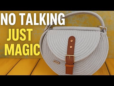 Silent Rope Bag Tutorial – Watch the Magic Unfold! | handmade rope bag