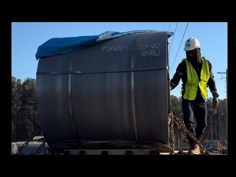 Military hummer delivery, coil pick up