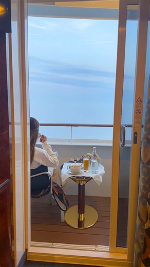 3.2K views · 37 reactions | Sometimes breakfast is best served with endless views of the sea  Within the MSC Yacht Club, private suite balconies provide the perfect escape to enjoy your cup of morning tea. Discover the ultimate cruise experience https://bit.ly/44LVpXy | MSC Cruises | Facebook