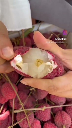 Freshly cut Custard lechi (Sitaphal / Sugar lechi) 🍏#CustardApple#Sitaphal#SugarApple#FreshFruits#yt