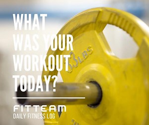 7 comments | Daily fitness log What was your workout today? #fitteam #fitness | FITTEAM GLOBAL | Facebook