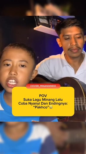 COVER - MINANG - SUMBAR on Instagram: "POV Suka Lagu Minang Lalu Coba Nyanyi Dan Endingnya: “Pakhco”😭(Manyasa Denai Manarimo) . Semangat adek, nanti juga bakalan bisa😅 . Sc:vt/ardismaulana"