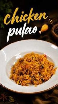 One pot masala chicken pulao🍗
