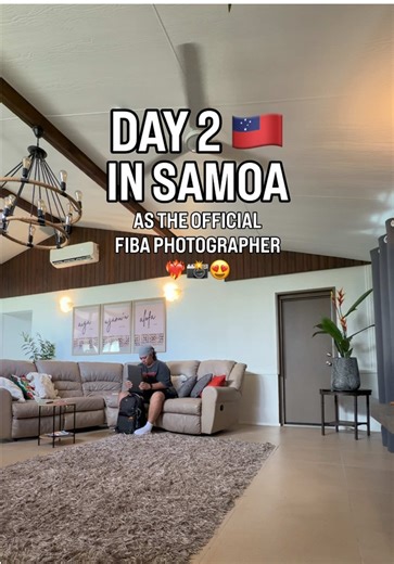 Chill Day in Samoa Before Basketball Tournament