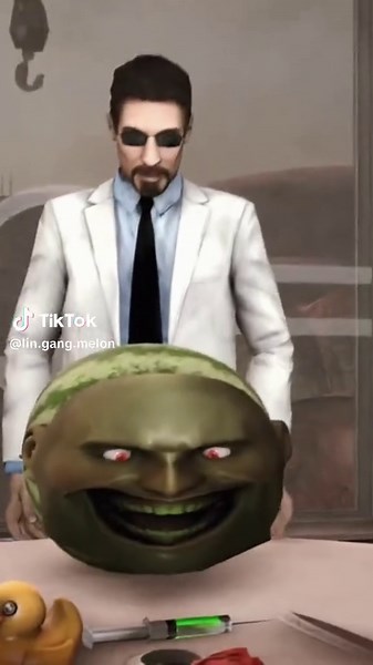 Lin Gang Melon origins 💉🍉#brainrot #genalpha #gmod #fyp #skibiditoilet