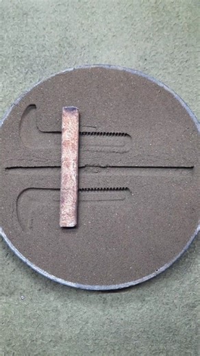 Metal smelting, sand casting, new crafts EP-36 | #satisfying #experiment #diy #asmr #art #amazing