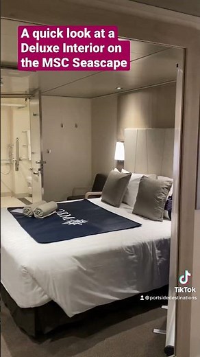 Quick Cabin tours on the MSC Seascape: Deluxe Interior