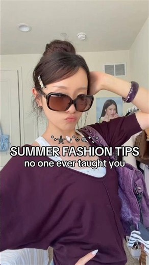 SUMMER FASHION TIPS i wish i knew earlier 🤏 u can stay cool while looking cool #fashiontips #summer