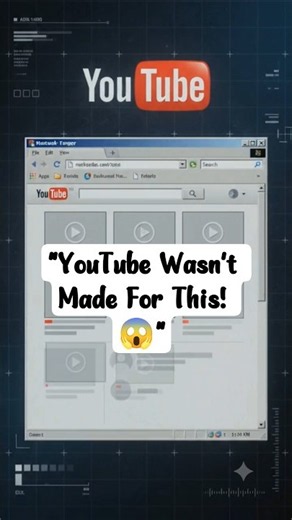 Why YouTube Was Actually Created 😱 | The Untold Origin Story#shorts #techfacts