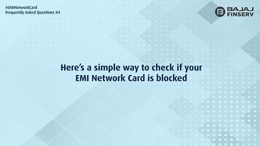 44K views · 138 reactions | Not able to carry out any transaction on your #EMINetworkCard? check the status of your EMI Network Card on the Bajaj Finserv Wallet app. Know more: https://bit.ly/3xNFFCY #BajajFinserv #BajajFinance | Bajaj Finserv | Facebook