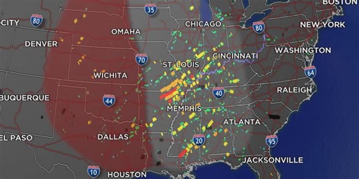 ‘Tornado alley’ is shifting east, weather experts say