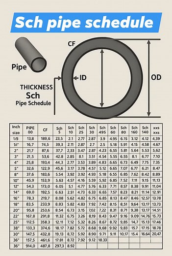 31K views · 485 reactions | Pipe Shedule Chart #piping_isometric_drawing #pipingisometric #pipingfabrication #mechacal #piping #fabrication #mechanicalengineering #pipingengineering #DoubleRolling #rolling | Piping Fabrication World | Facebook