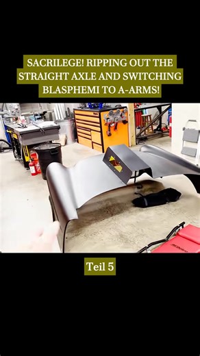 SACRILEGE! RIPPING OUT THE STRAIGHT AXLE AND SWITCHING BLASPHEMI TO A-ARMS! Teil5 #sacrilege #ripping #str | Finnegan's Garage