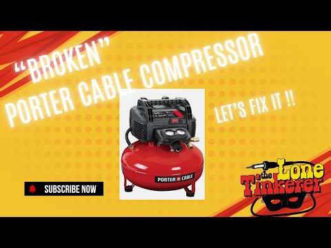 Porter Cable Air Compressor "Fix"
