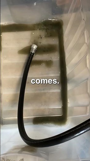 Flushing your tank is this easy? 👀 #plumbingtime #diy #watertankcleaning