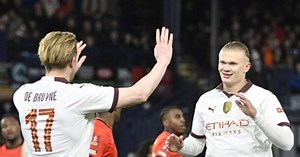 Haaland marca cinco gols em vitória do City na Copa da Inglaterra