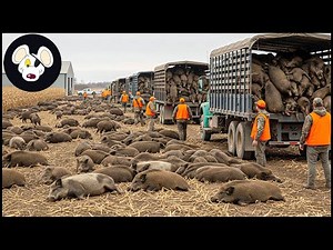 Unbelievable Tactics: How Texas Farmers Trap Millions of Wild Boars – You Won’t Believe This Method