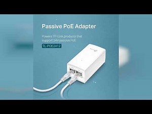 Review: TP-Link PoE Injector | PoE Adapter 24V DC Passive PoE | Gigabit Ports | Up to 100 Mete...