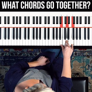 If you're playing or writing a song, how do you know what chords will fit together in a chord progression to sound good? If I'm playing C-G-Am-F, can I play a D Major chord? It turns out there are actually some really useful ways to know what chords will work together. It's not a strict rule, but more of a starting point. They're called Diatonic Chords. | Pianote