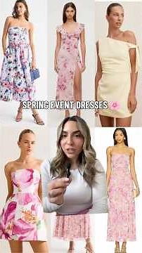 Spring Semi-Formal Dresses - for weddings, showers & more 🌸