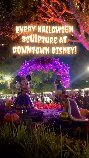 Halloween Decorations at Downtown Disney