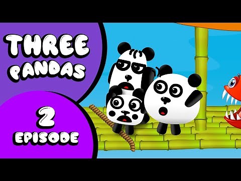 3 Pandas River Quest! | Episode 2 | Cartoons for kids