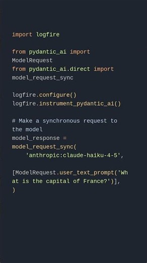 Pydantic AI Direct Model Requests - Part 3/3
