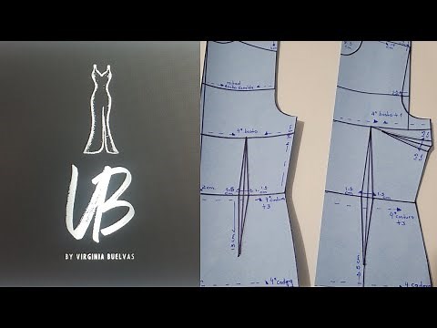 Molde basico de blusa para dama/Body basic pattern.