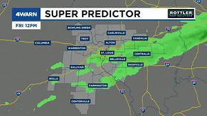 A couple of hits of light rain today with temperatures reaching the 50s. | KMOV