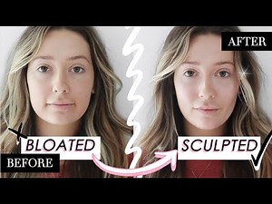 HOW TO GET RID OF FACIAL BLOAT + PUFFINESS ROUTINE!