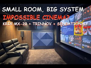 If you think your room is too small for a dedicated home cinema. Well think again!