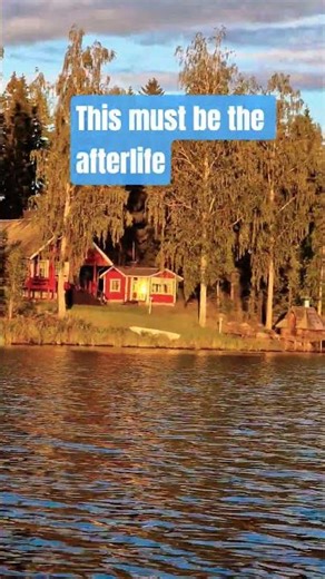 Finnish cottage, the most peaceful place ever #shorts