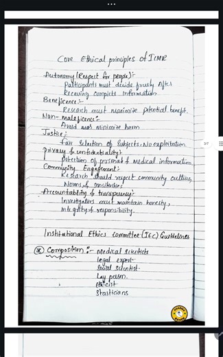 #mpharm #notes icmr