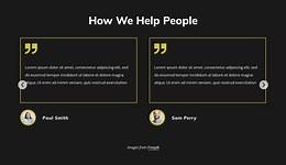Testimonials from clients - CSS Template by Nicepage